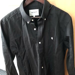 NWT Carhartt black button down